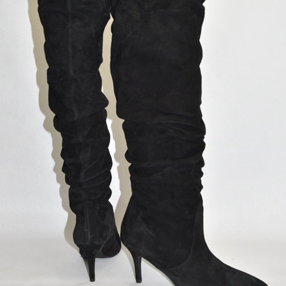 Stuart Weitzman Lafayette Slouch Boot Over The Kn… - image 5